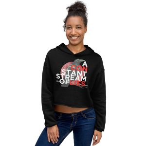 Chery Moon Crop Hoodie