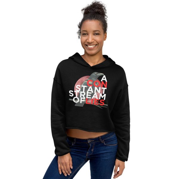 Chery Moon Crop Hoodie